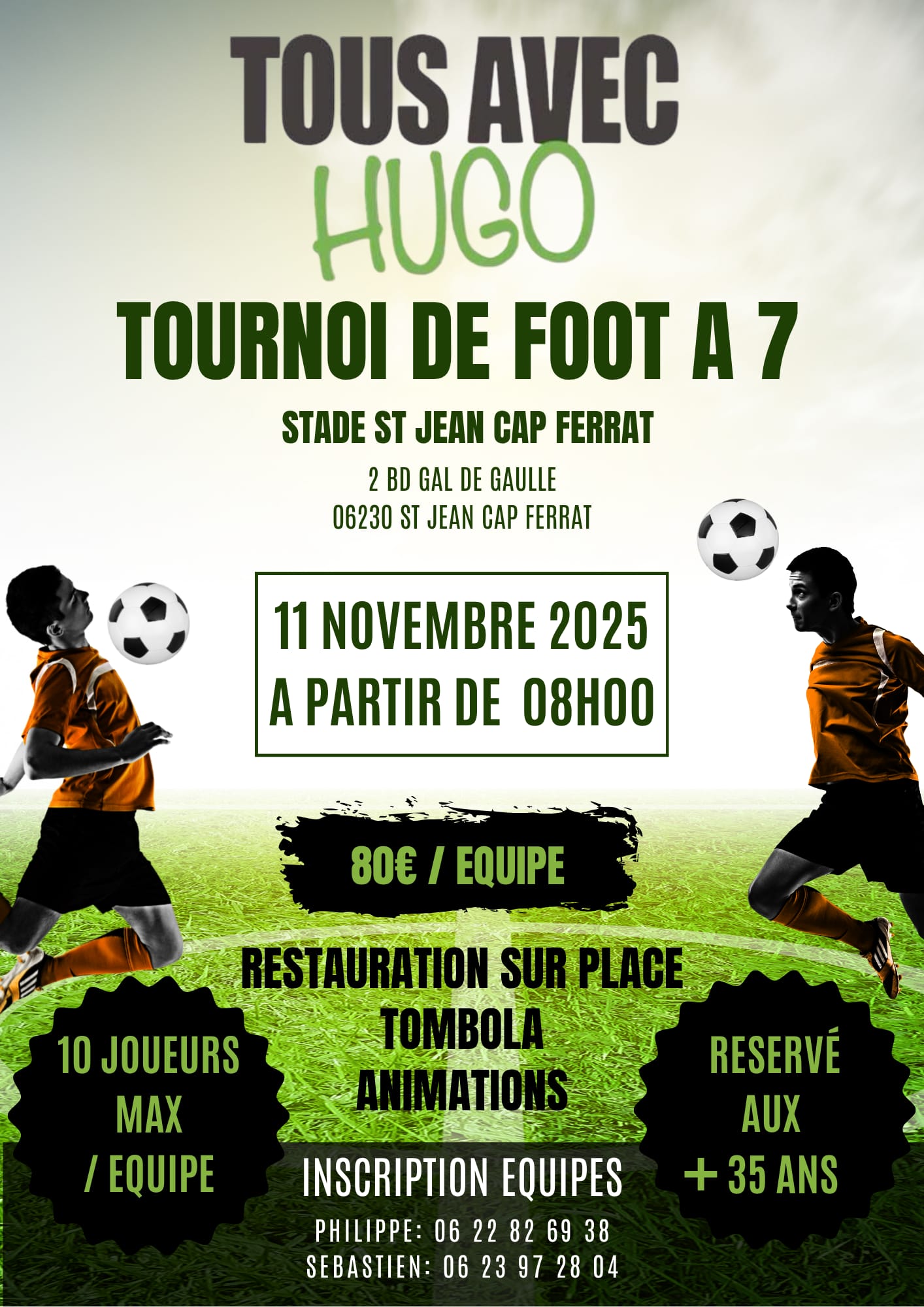 TOURNOI VETERANS - MARDI 11/11